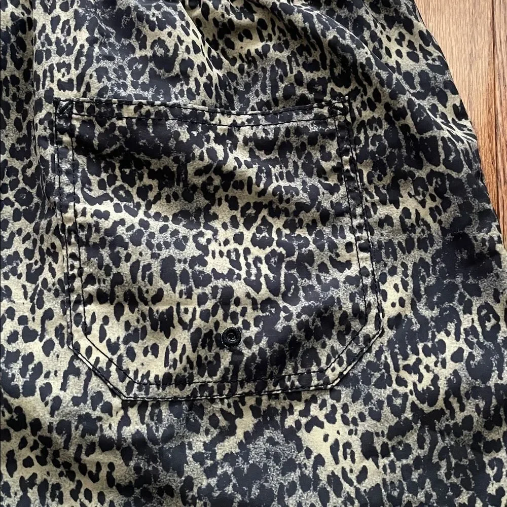 Ksubi Cheetah Print Swim Trunks Shorts Men’s Sz Large